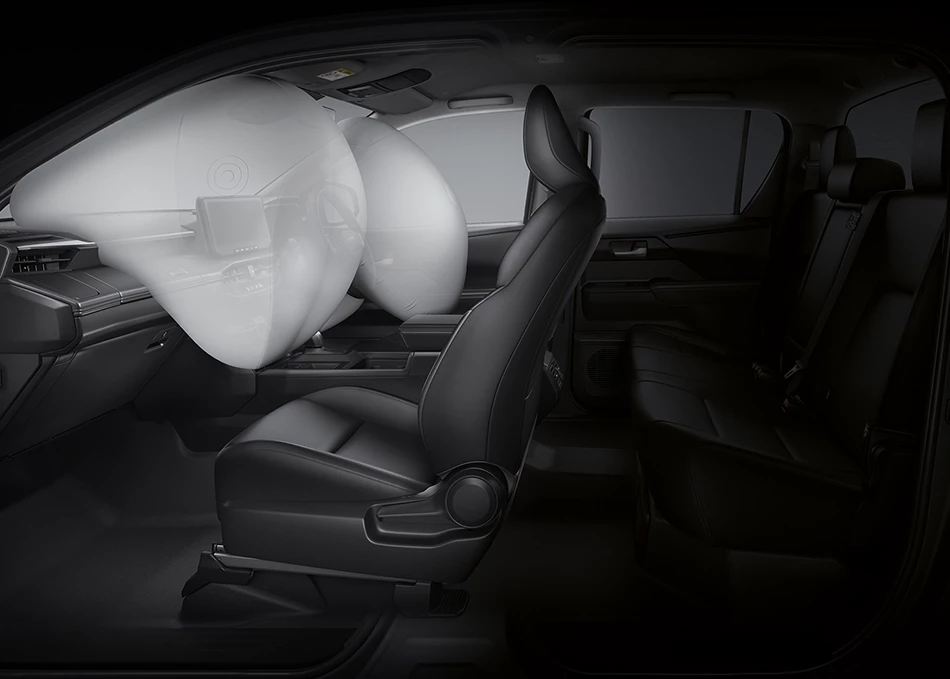 ถุงลมเสริมความปลอดภัย SRS คู่หน้า / หัวเข่าด้านคนขับ